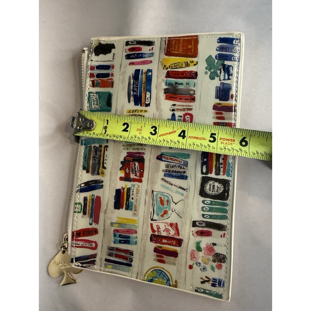 Kate Spade Book Zipper Pouch Wallet Or Cosmetic Bag - Picture 8 of 8